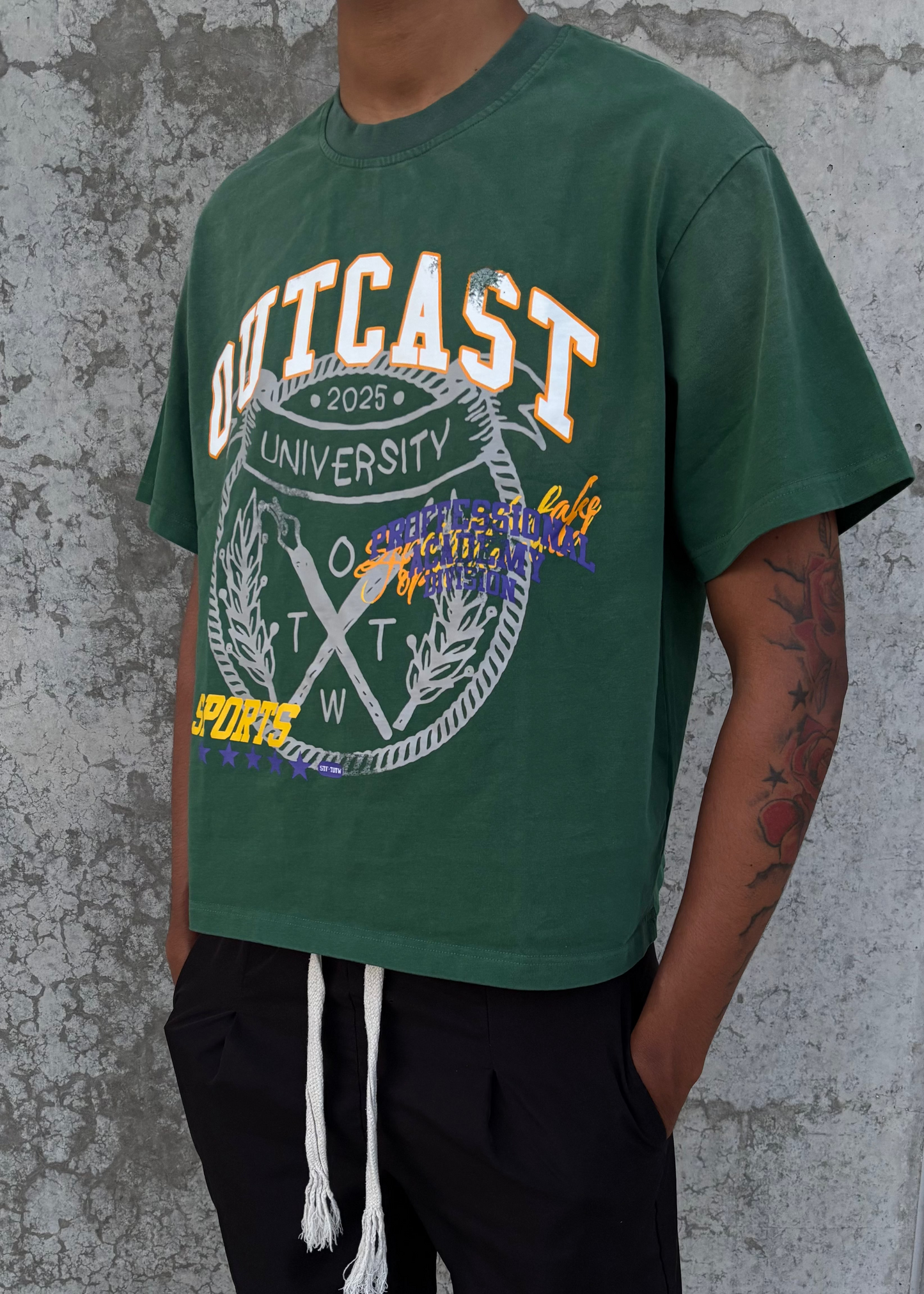 'Outcast' Tee - Citrus Mint