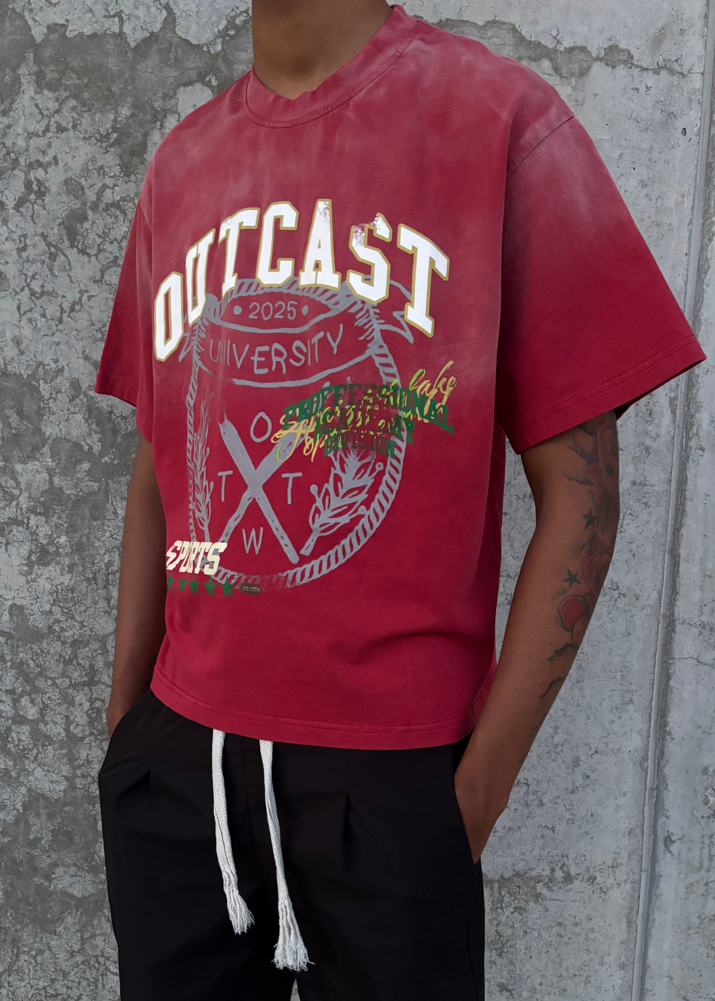 'Outcast' Tee - Honey Apple